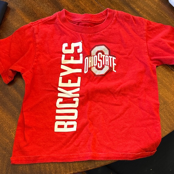 Ohio state Kids Red Buckeyes Tee - Picture 1 of 2